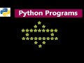 Star Pattern | Python Pattern Program