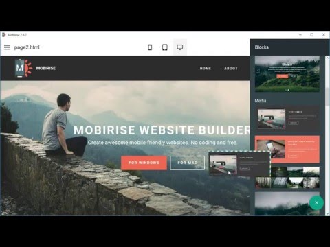 How to work with pages in Mobirise HTML Builder How to work with pages in Mobirise HTML Builder