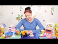 cooking play doh food. play doh cake u0026 play doh breakfast.