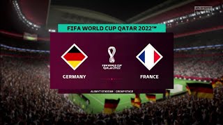 FIFA 23 | Germany vs France - FIFA World Cup Qatar 2022 | Gameplay
