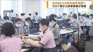 全日空　4年ぶりにCAの新卒採用再開へ　需要回復で(2022年12月8日)