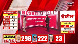 Lok Sabha Election 2024 Result LIVE | ਸਭ ਤੋਂ ਪਹਿਲਾਂ ਨਤੀਜੇ News18 Punjab 'ਤੇ | Election Result |N18ER