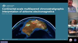 Continental-scale multilayered chronostratigraphic interpretation of airborne electromagnetics