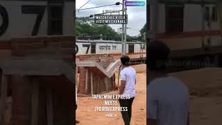 Watch full video on my youtube channel | Jaynagar Rourkela Express Xing Tapaswini Express #shorts