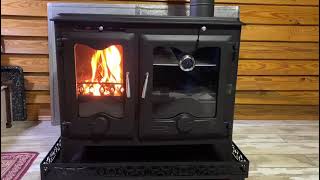 ALP SOBA SANAYİ  Yeni Yatay Döküm Kuzine Sobaa / Cast Iron Wood Burning Stove / Bursa - HASANAĞA