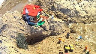 LEGO HOUSE ON THE DAM - LEGO DAM BREACH VIDEO