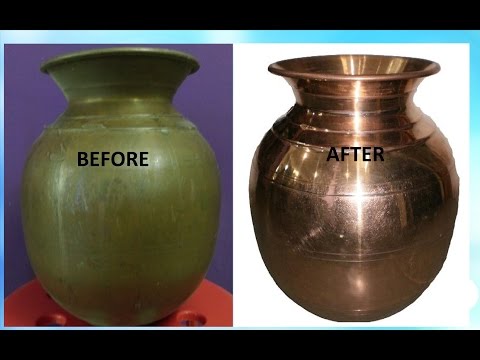 how to clean copper vessels at home | how to clean brass at home | Как чистить медные сосуды дома how to clean copper vessels at home | how to clean brass at home | Как чистить медные сосуды дома