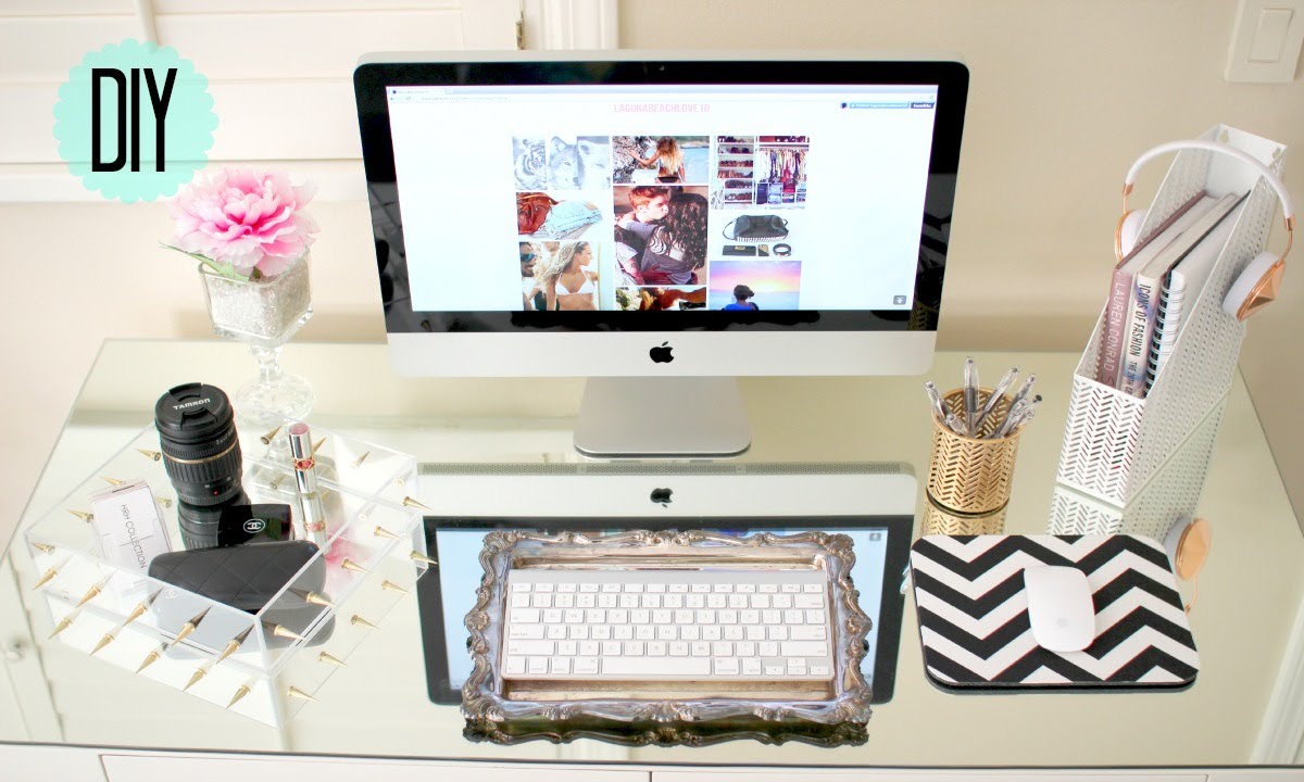 Diy Desk Decor Cute Affordable Youtube