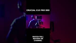 Crucial X10 Pro 4TB Portable SSD  – Up to 2100MB/s Read, 2000MB/s Write, Water and Dust Resistant