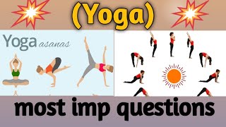 B.A & Bsc first semester yoga ke imp MCQ questions योगा का महत्त्वपूर्ण प्रश्न