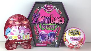 Valentine's Blind Bags: Zombaes Forever, Squishmallow Squooshems, Valentine MiniVerse Make It Mini