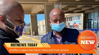 Andile Lungisa has been released from prison