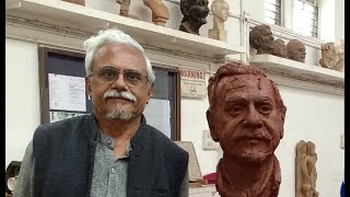 Portrait sculpture Demonstration | Live portrait sculpture