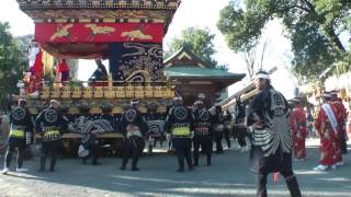 秩父夜祭2015　大祭　宮地屋台　ギリ回し　埼玉県秩父市　00125