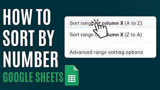 How to Sort by Number in Google Sheets [Quick Guide]