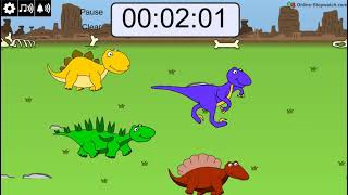 6 Minute Dinosaur Race Timer