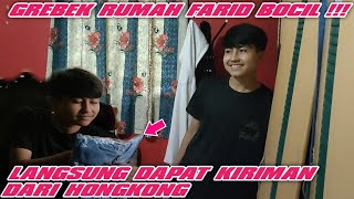 GREBEK RUMAH FARID BOCIL !!! FARID bocil langsung dapat kiriman dari kak miu miu