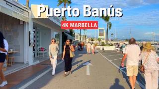 MARBELLA 🌴 Puerto Banús Walk 🇪🇸 4K