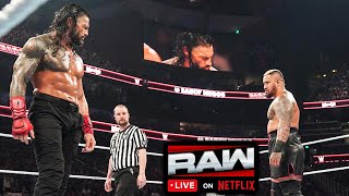 WWE Raw 23 December 2024 Highlights Roman Reigns vs. Solo Sikoa Trible Chief Combat Full Match