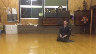 居合道 一本目 前（無双直伝英信流） Iaido Ipponme mae musou jikiden eishin ryu