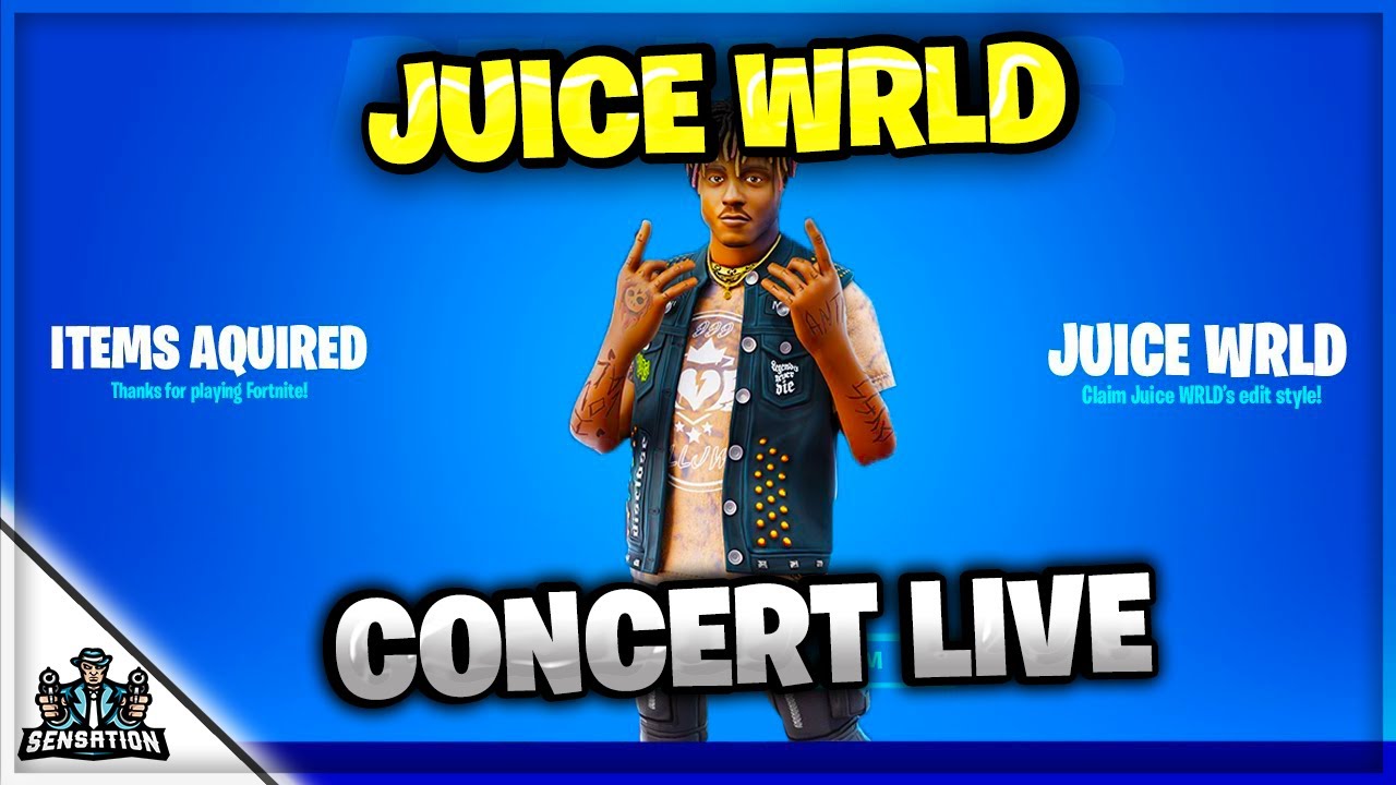 JUICE WRLD LIVE EVENT IN FORTNITE - YouTube