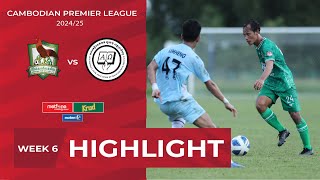 Highlight: Kirivong Sok Sen Chey FC (1-1) Life FC Sihanouk Ville  | CPL-WEEK6