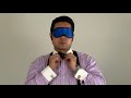 18 SECONDS! Tying a bow-tie blindfolded