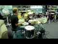 Lucas Adler Plays His Canopus Drums & Sabian Cymbals - Part 1