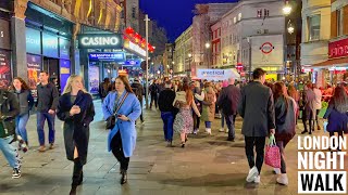 London City Tour 2022 | 4K HDR Virtual Night Walking Tour around the City