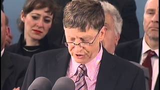 Bill Gates Harvard Commencement Address 2007