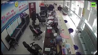 Panic In Schools & Offices As Earthquake Hits Mianyang City, China