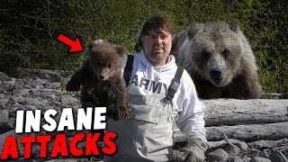 3 Grizzly Bear Attacks CAUGHT On CAMERA!