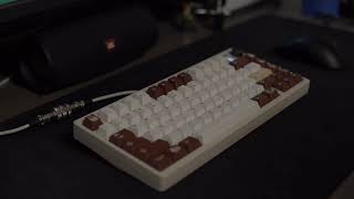 QwertyKeys QK75N Sound Test | HMX Hyacinth V2U | GMK Tiramisu