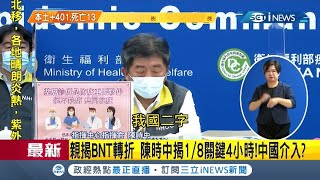 #iNEWS最新 不忍了! 陳時中還原BNT採購破局內幕 新聞稿寫\