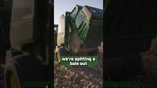 Cole Young showcases the 561R John Deere Baler #21stCenturyEquipment #JohnDeere