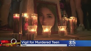 STABBING VICTIM REMEMBERED:  Mourners gather at Tracy candlelight vigil for stabbing victim