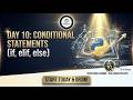 Day 10: Conditional Statements in Python (if, elif, else)🚀🐍 | EDULEXIS |