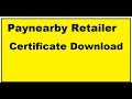 paynearby retailer certificate download, paynearby in tamil