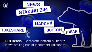 Le Marché Bear ou Bull ? Staking BIM + Lancement Tokeshare \u0026 Nouveaux Actifs Tokenisés | Live BIM