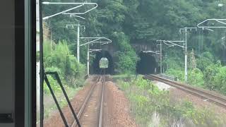 西高屋駅→白市駅の前面展望（白市行き）