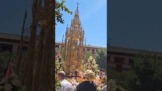 CUSTODIA de ARFE PROCESIÓN CORPUS CHRISTI TOLEDO  2024