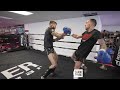 mma world champion sparring with muay thai world champion jordan vucenic nathan bendon