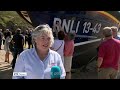 new rnli lifeboat arrives with 10 000 names on hull