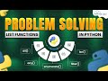 List Functions Related Problem Solving in Python | Python Tutorial - Python Full Course For Beginner