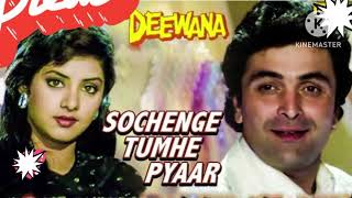 Sochenge Tumhe Pyar- Lyrical | #Deewana | #RishiKapoor, Divya Bharti | 90's Best Song