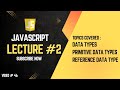 JavaScript Data Types Explained | Primitive vs Reference Types