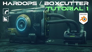 Hard OPS and Boxcutter modeling TUTORIAL in Blender - part 1