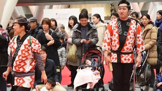 J-CULTURE FESTにっぽん・和心・初詣①祝い餅つき①＠東京国際フォーラム