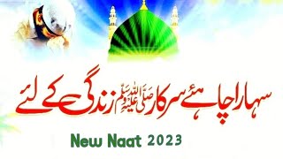 Sahara Chahiye Sarkar Zindagi ke liye || Heart touching Naat || New Naat 2023 || Janymurshad