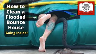 How to Clean a Flooded Bounce House Combo Waterslide